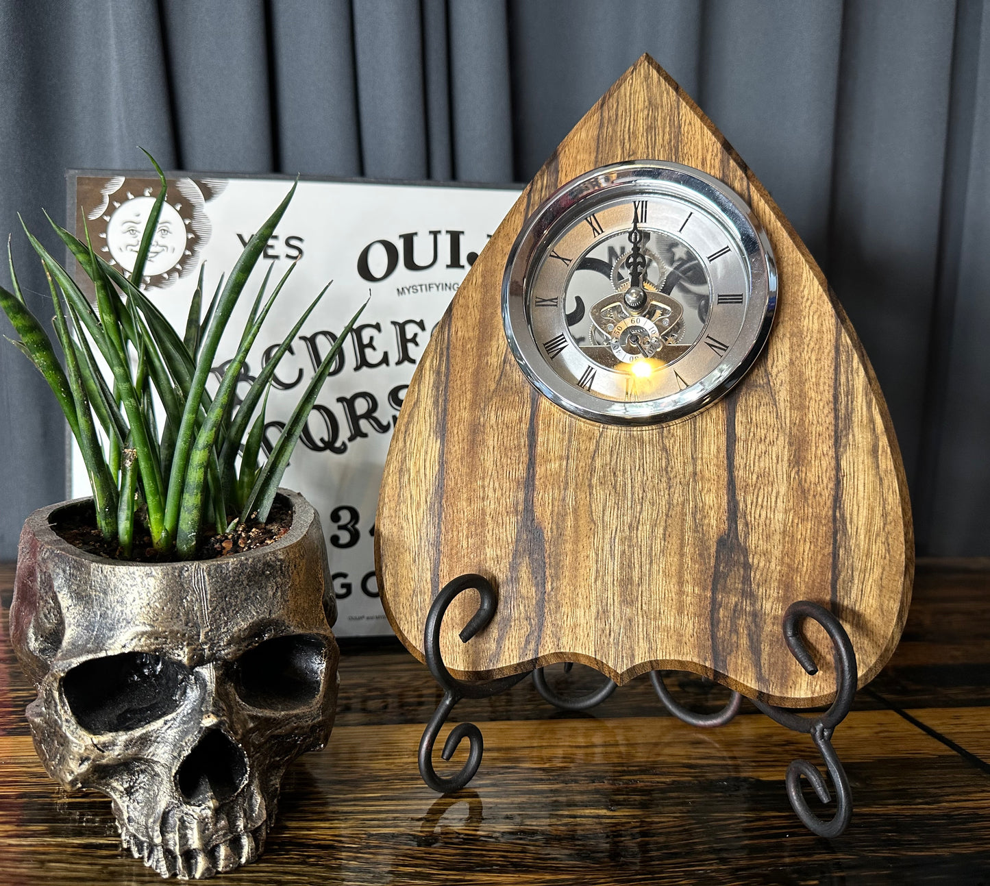 Planchette Clock Silver