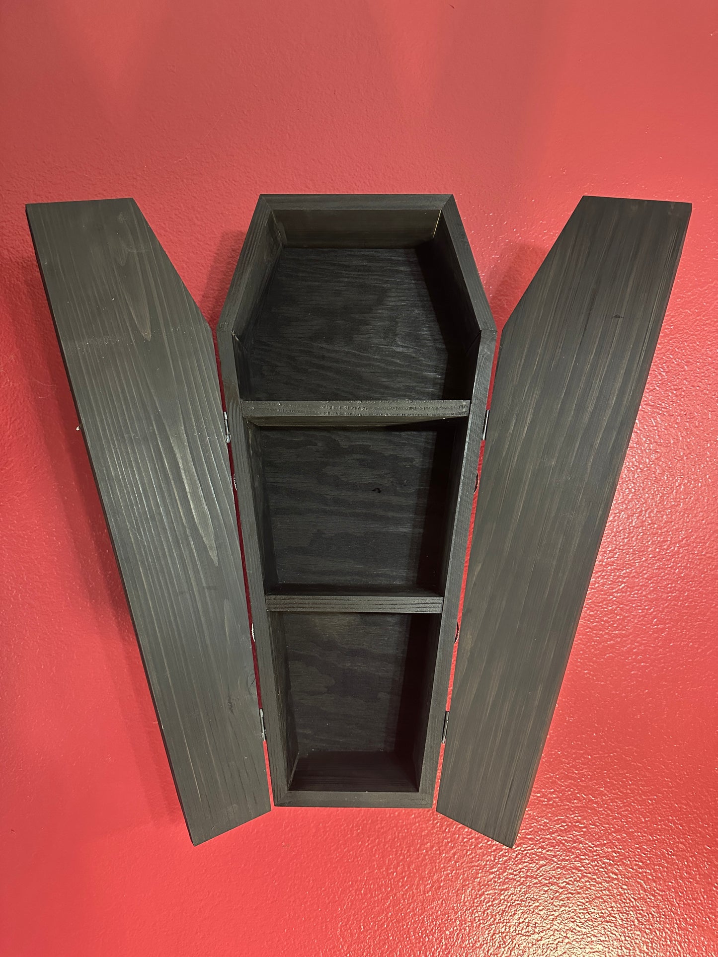 Toe Pincher Coffin Cabinet