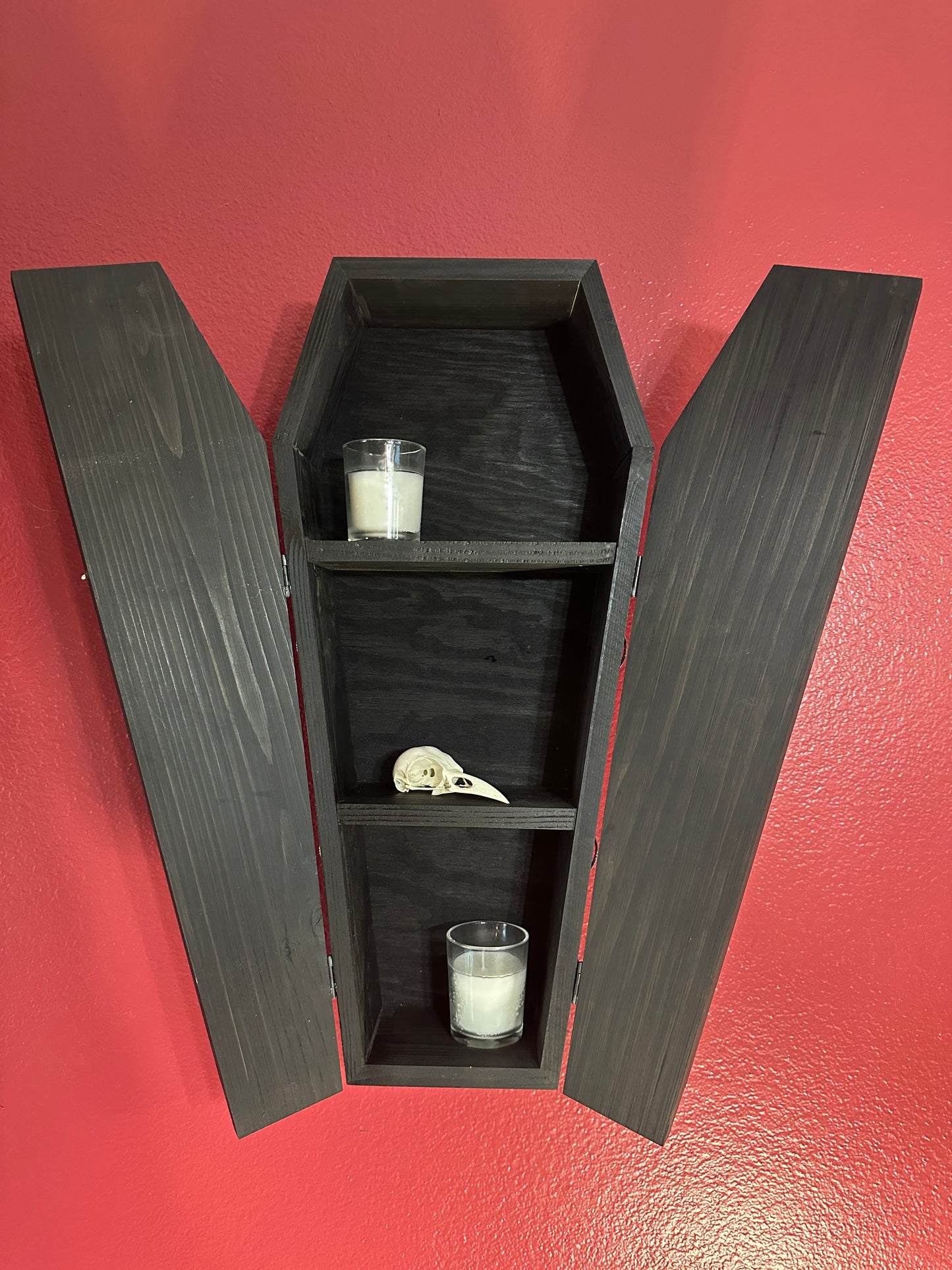 Toe Pincher Coffin Cabinet