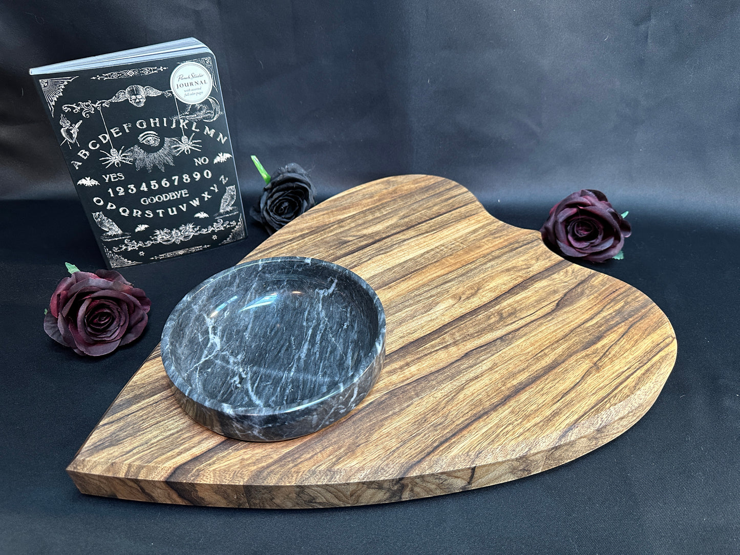 Planchette Charcuterie Board Black Limba