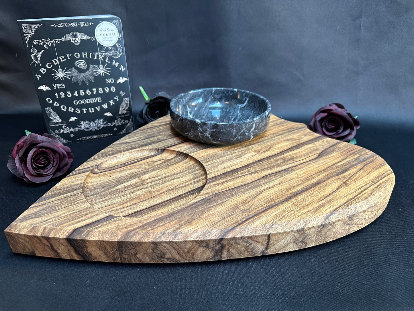 Planchette Charcuterie Board Black Limba