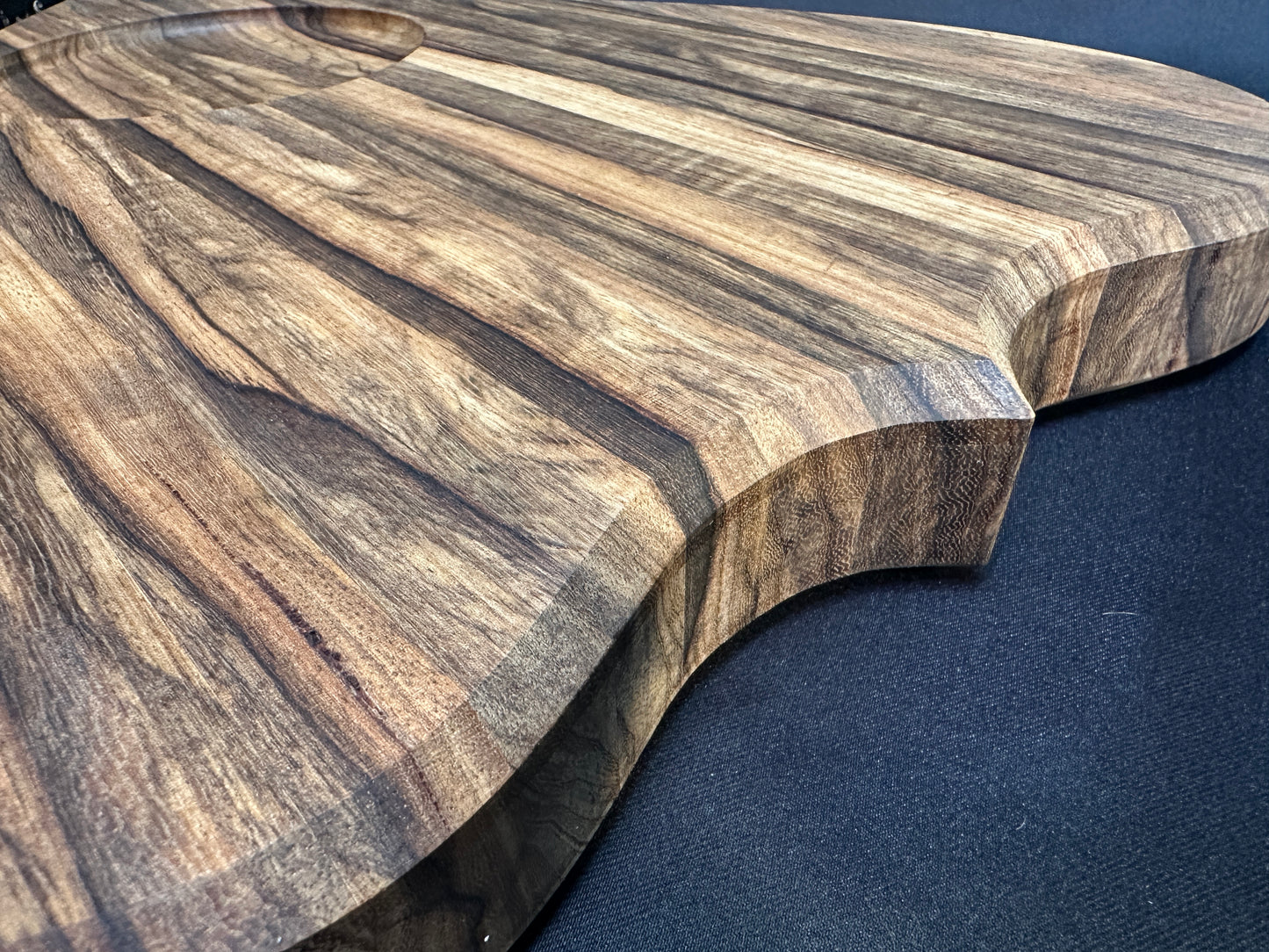 Planchette Charcuterie Board Black Limba