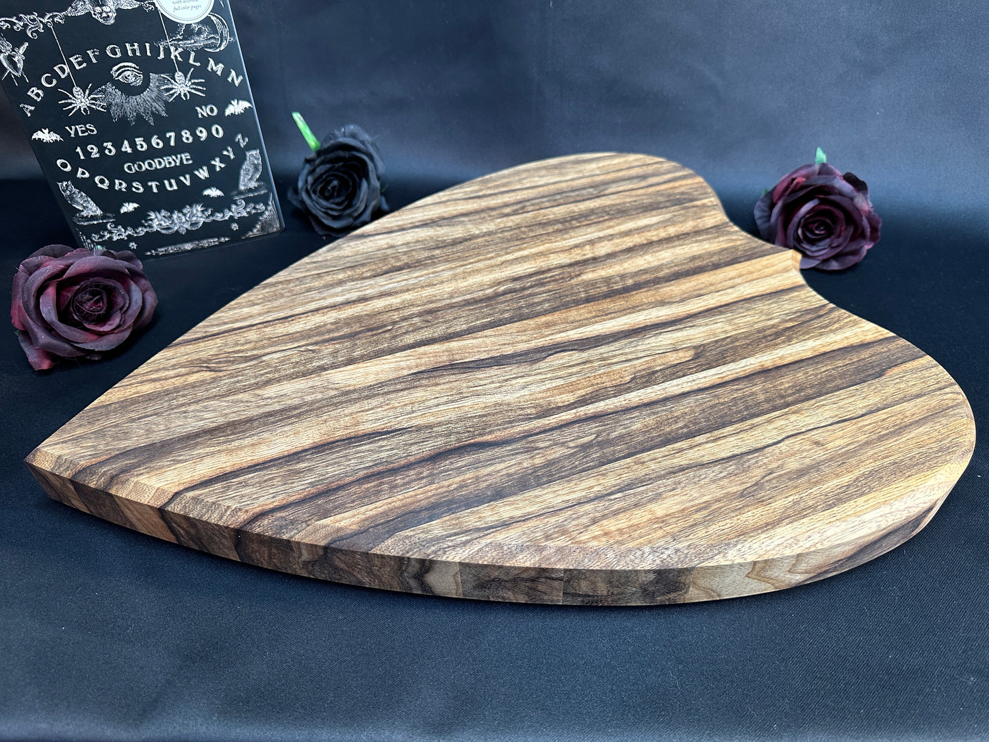 Planchette Charcuterie Board Black Limba