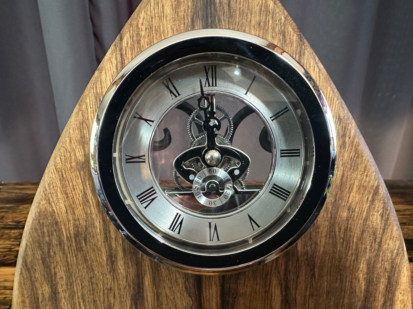 Planchette Clock Silver