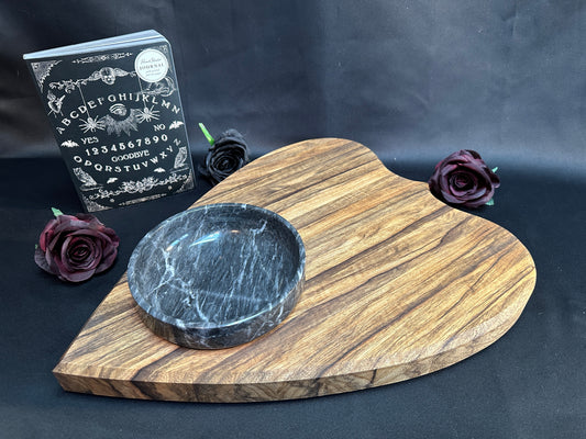 Planchette Charcuterie Board Black Limba