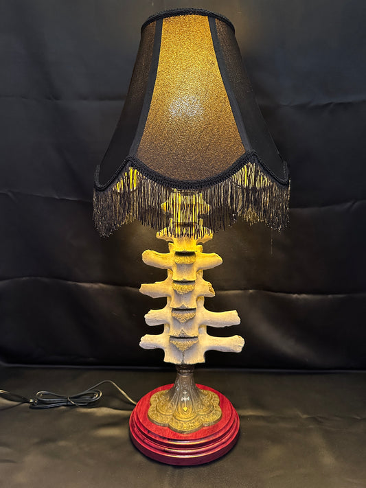Purple Heart Bovine Lamp